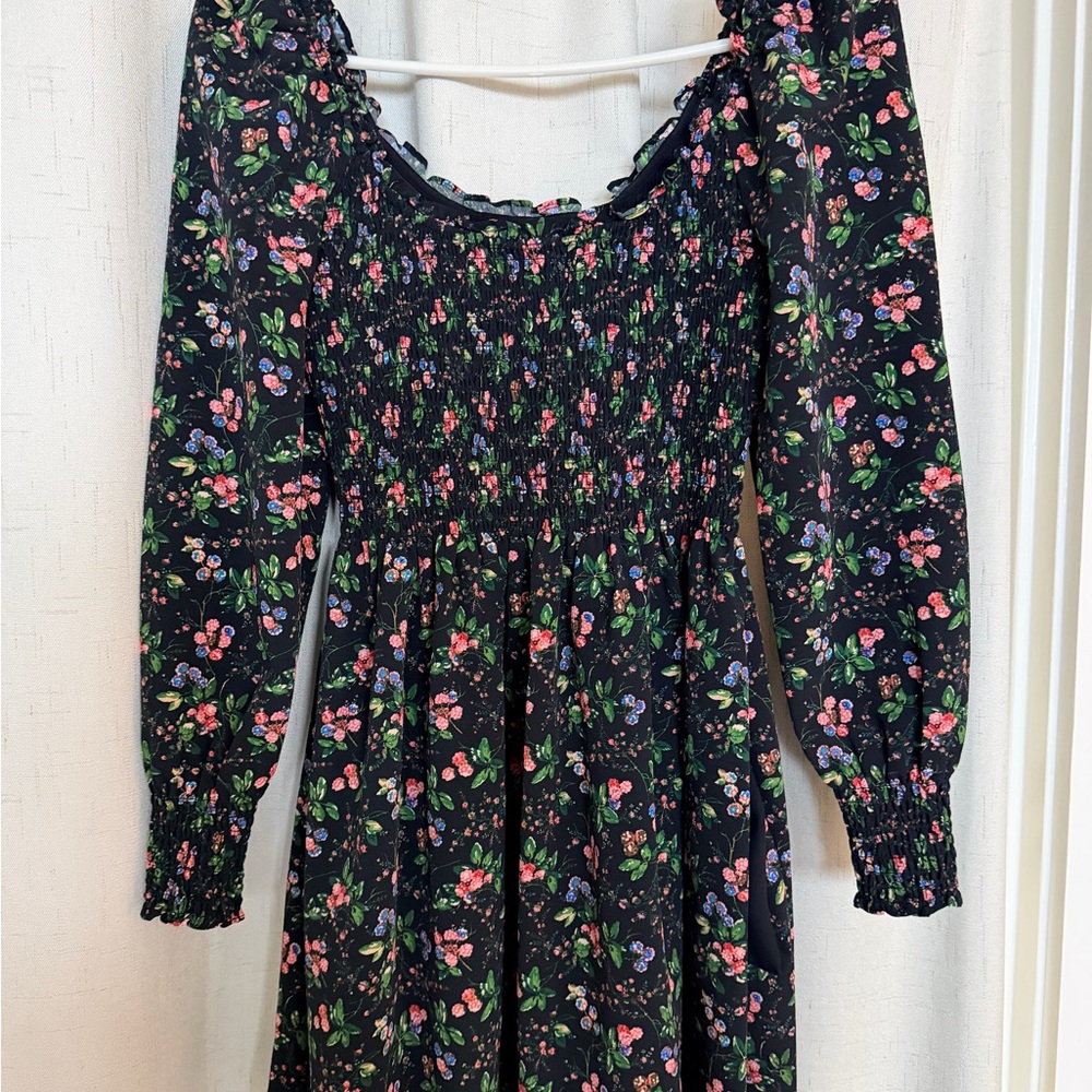 Hill House Norah Nap Dress - Multi Berry Crepe
